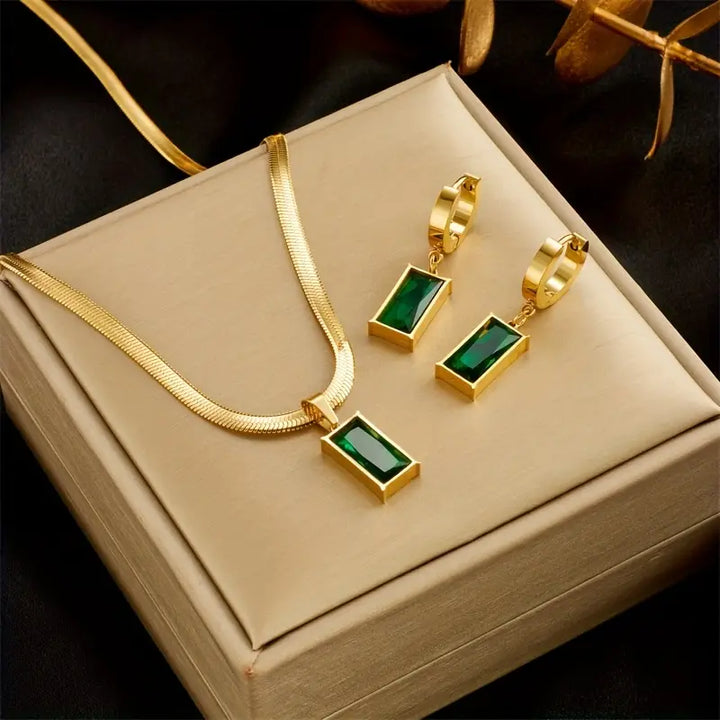 Schmuckset Iselotte Verdain | Gold