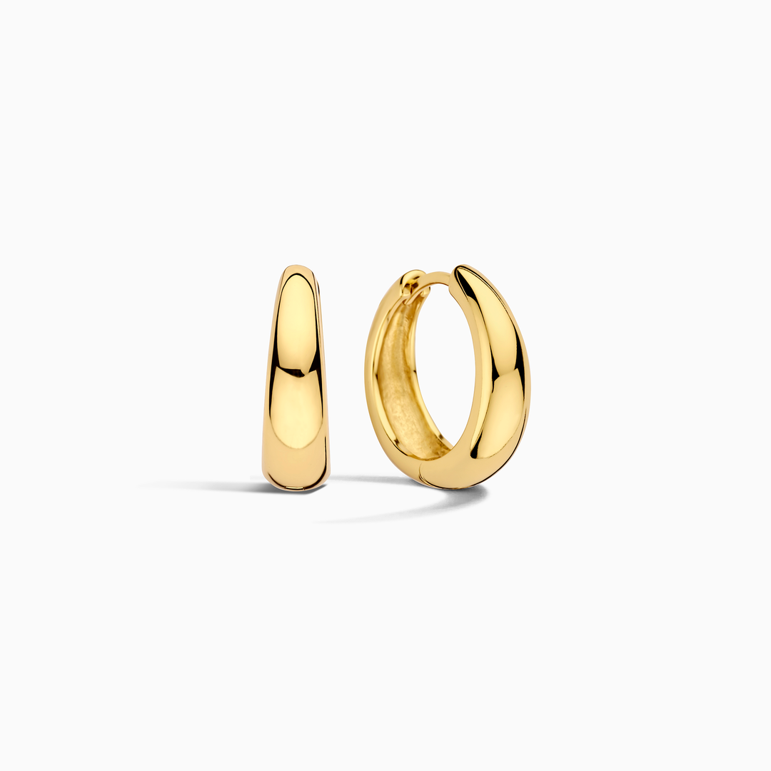 Women’s Gold Hoop Earrings | Minimalist Chunky Design