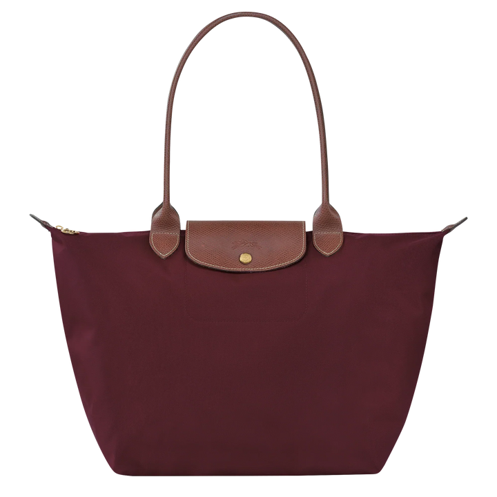 Zürich - Grosse Le Pliage Tote, Burgunder