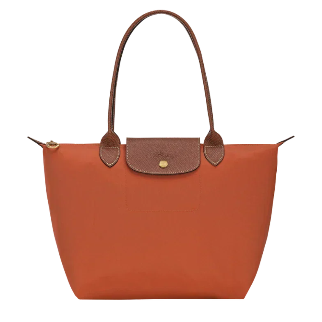 Genf - Grosse Le Pliage Tote, Ziegelrot