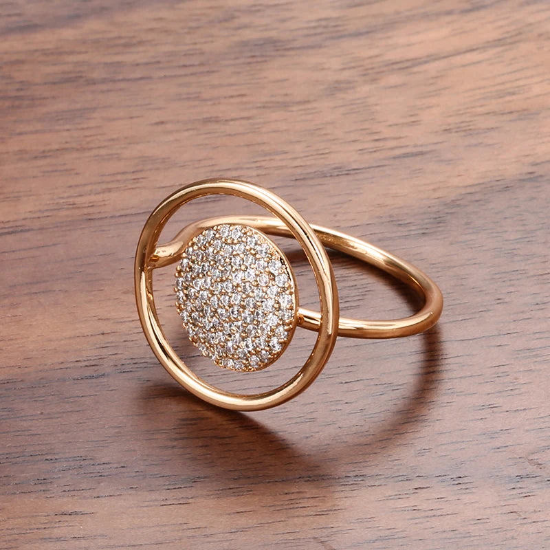 Unique Ladies Ring with Full-Surface Zirconia