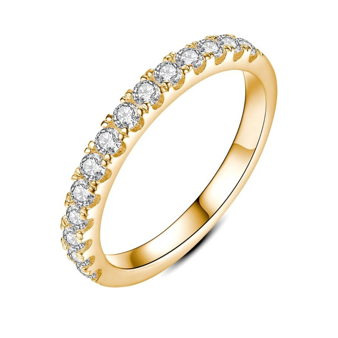 Wedding Ring Made of Moissanite