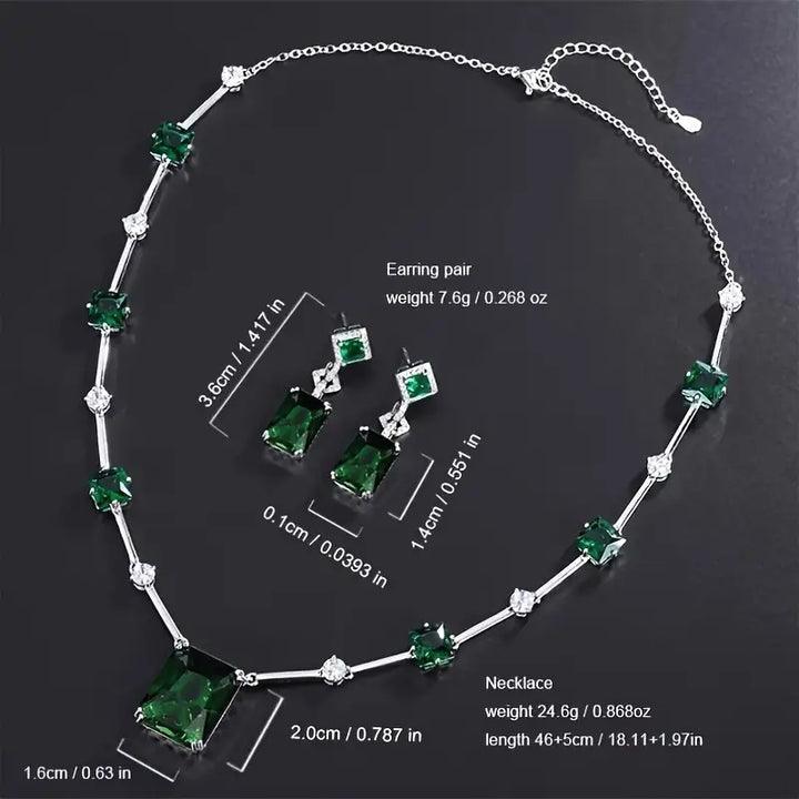 Schmuckset Daphira Verelune | Weißgold