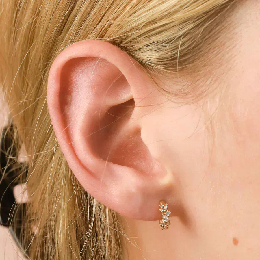 Women’s Gold Huggie Earrings