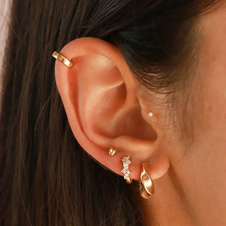 Women’s Gold Huggie Earrings