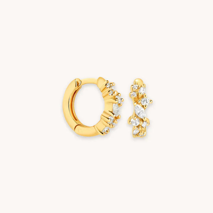 Women’s Gold Huggie Earrings